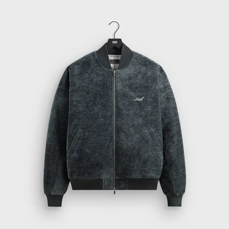 Kith Chenille Avery Bomber Jacket - Simple sold by Kith