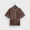 Kith Chenille Willis Baseball Shirt - Poise sold by Kith