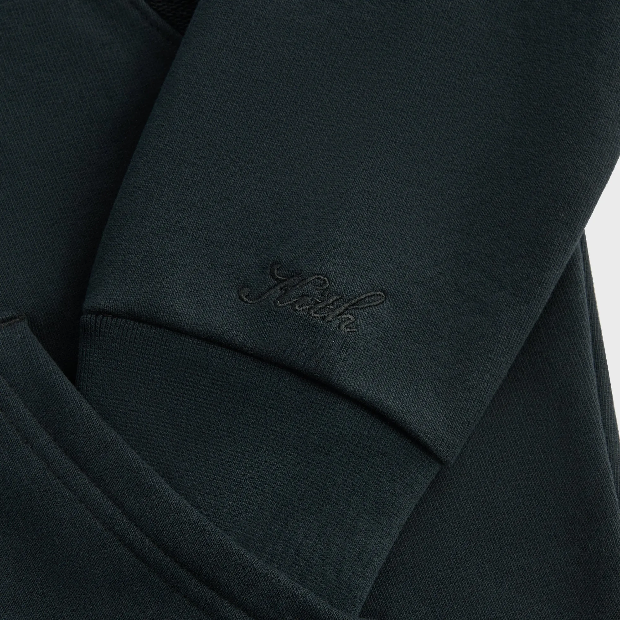 Kith Curved Panel Terry Nelson Hoodie - Black sold by Kith product image thumbnail 4