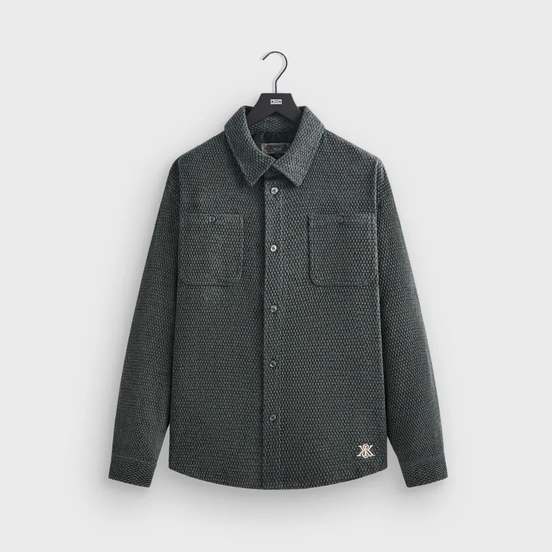 Kith Chenille Tweed Apollo Shirt - Machine sold by Kith
