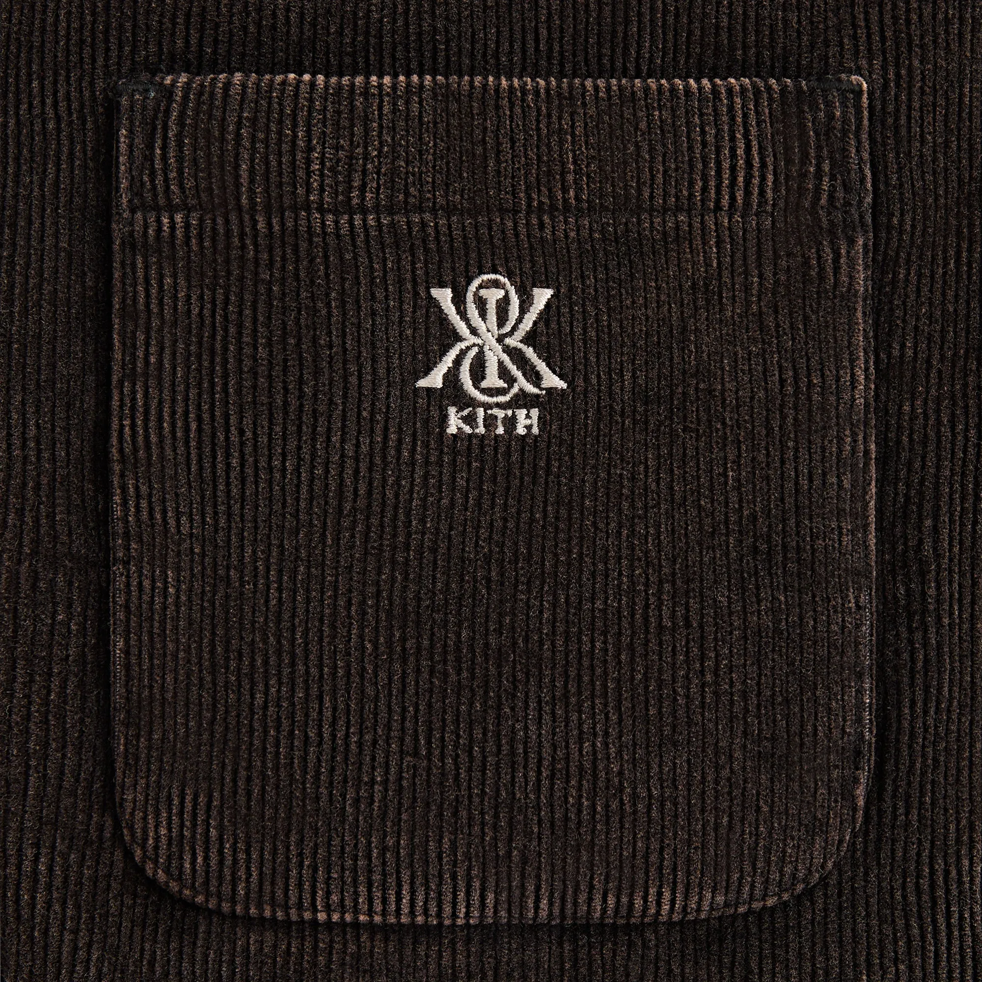 Kith Washed Corduroy Brixton Puffed Shirt Jacket - Ink sold by Kith product image thumbnail 4