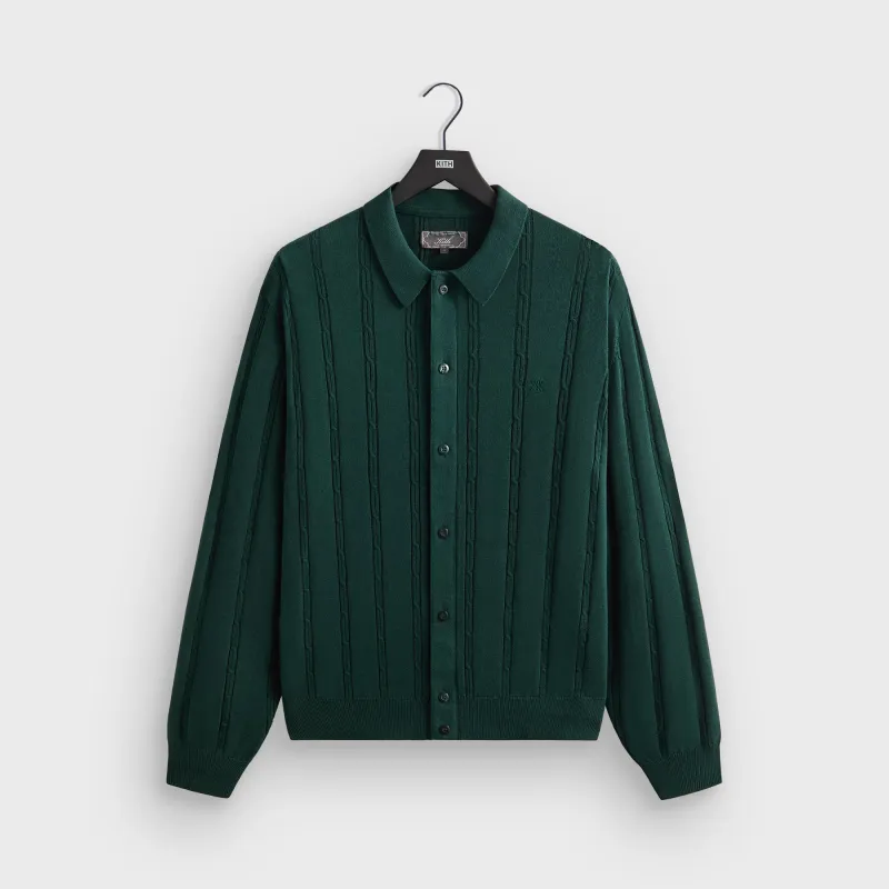 Kith Long Sleeve Tilden Button Up - Stadium sold by Kith