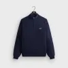 Kith Harmon Quarter Zip Mock Neck - Nocturnal sold by Kith