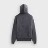 Kith Antique Wash Full Zip Nelson Hoodie - Black sold by Kith