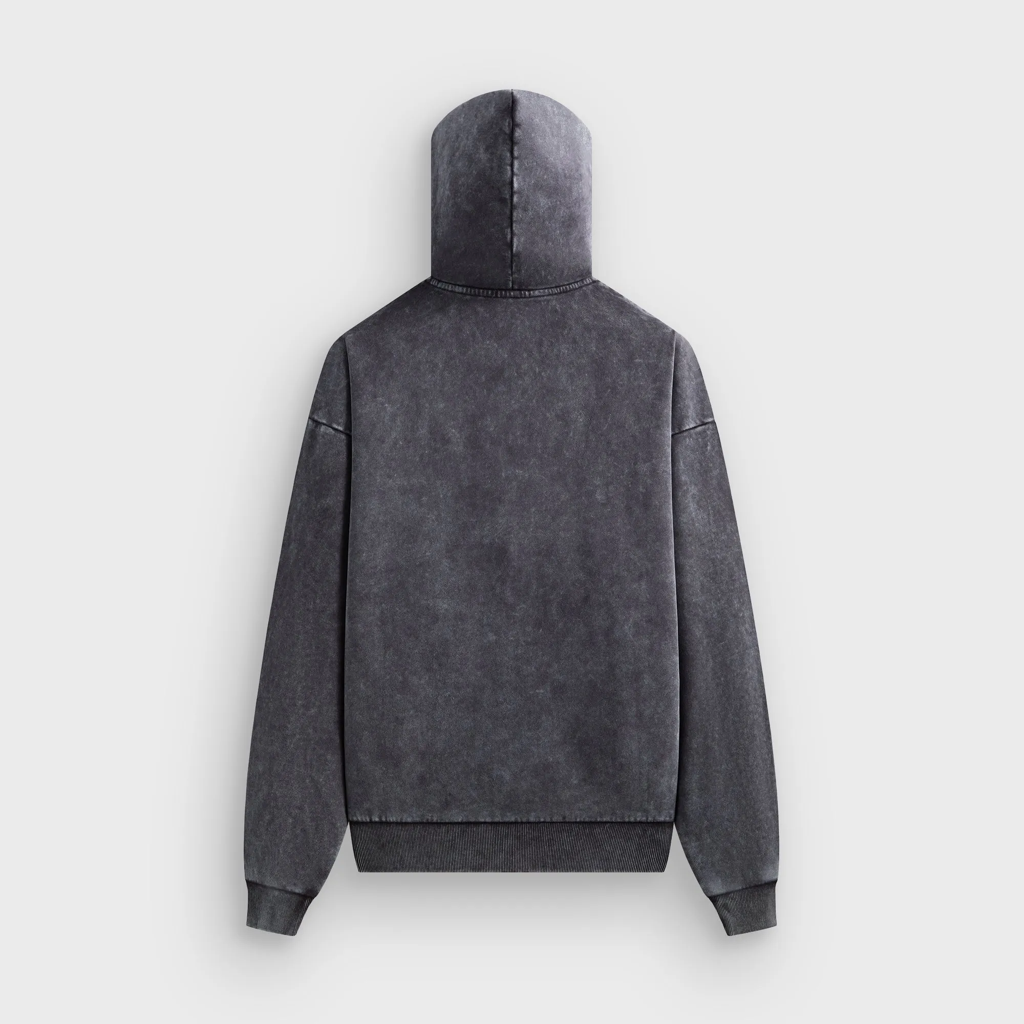Kith Antique Wash Full Zip Nelson Hoodie - Black sold by Kith product image thumbnail 3