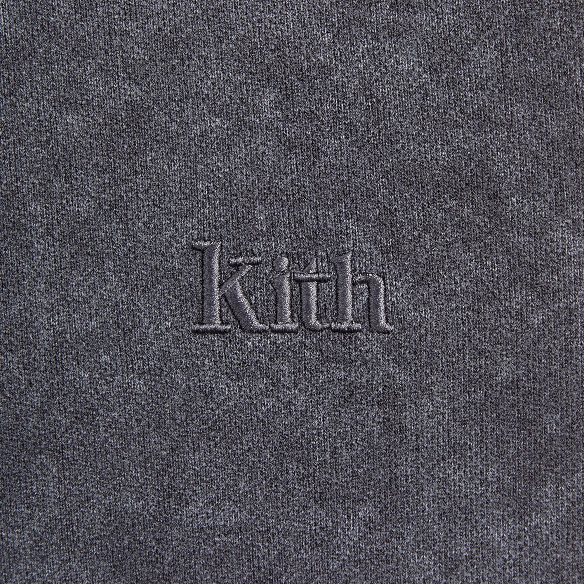 Kith Antique Wash Full Zip Nelson Hoodie - Black sold by Kith product image thumbnail 4