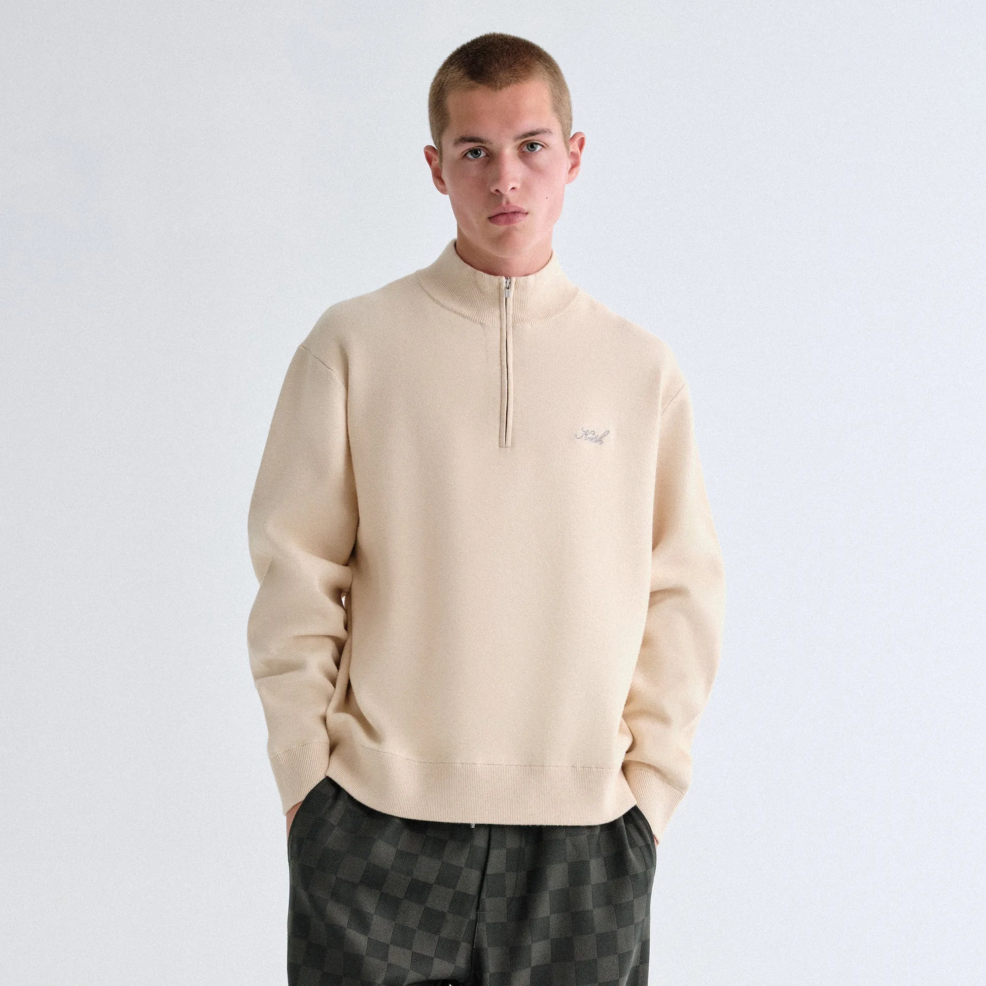 Kith Harmon Quarter Zip Mock Neck - Hallow sold by Kith product image thumbnail 2