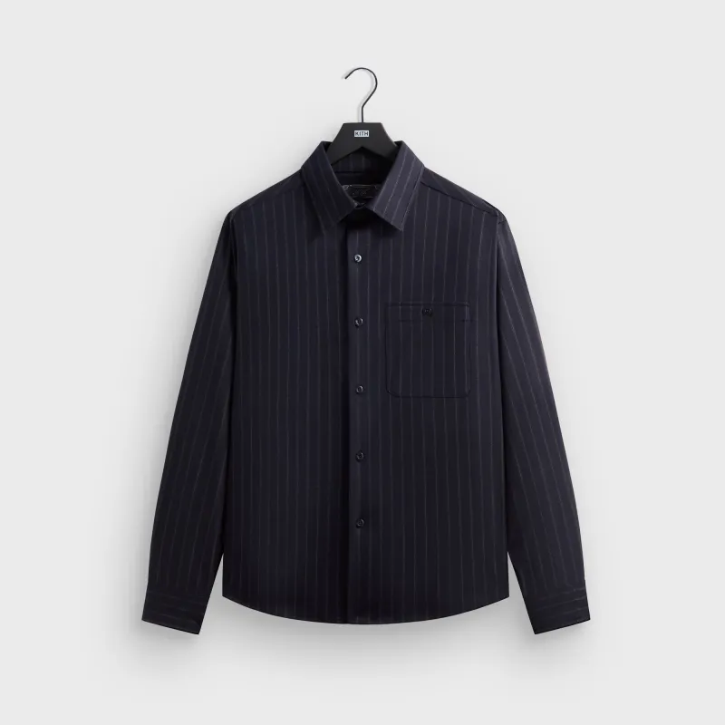 Kith Flannel Tomas Shirt - Nocturnal sold by Kith