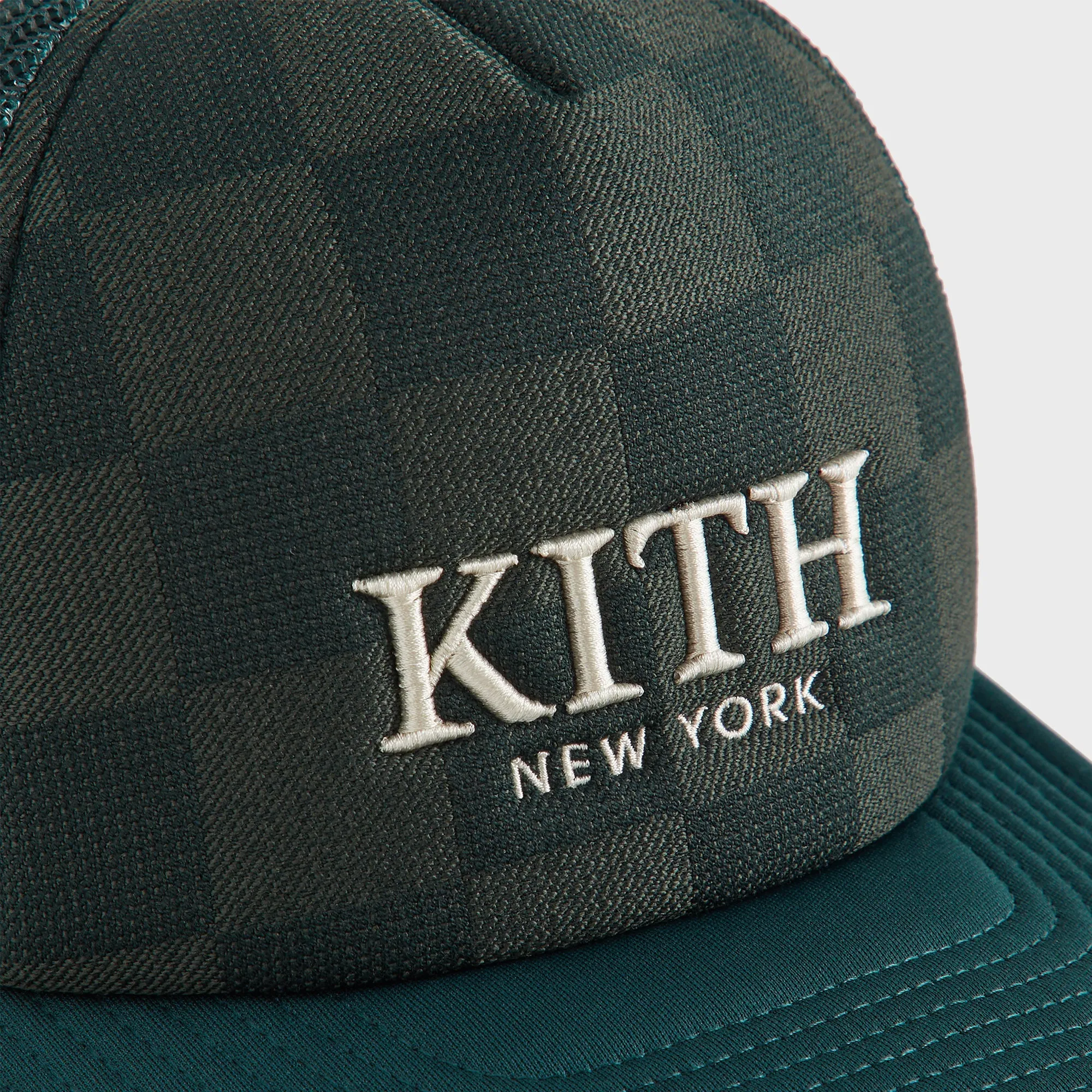 Kith Checkerboard Double Weave Nolan Trucker Hat - Stadium sold by Kith product image thumbnail 4