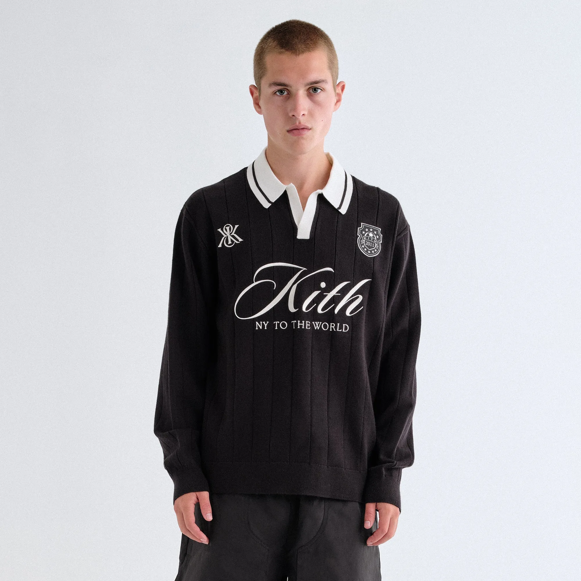 Kith Rugby Pullover Sweater - Black sold by Kith product image thumbnail 2