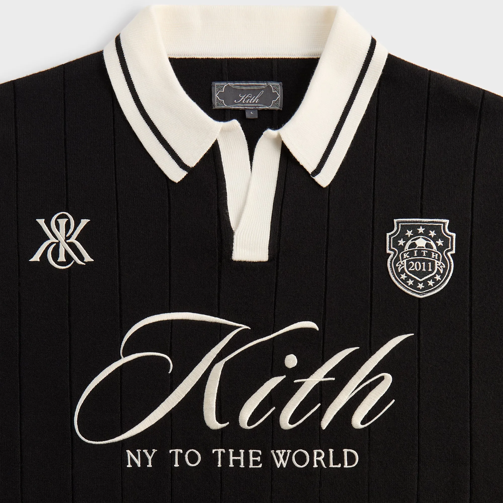 Kith Rugby Pullover Sweater - Black sold by Kith product image thumbnail 4