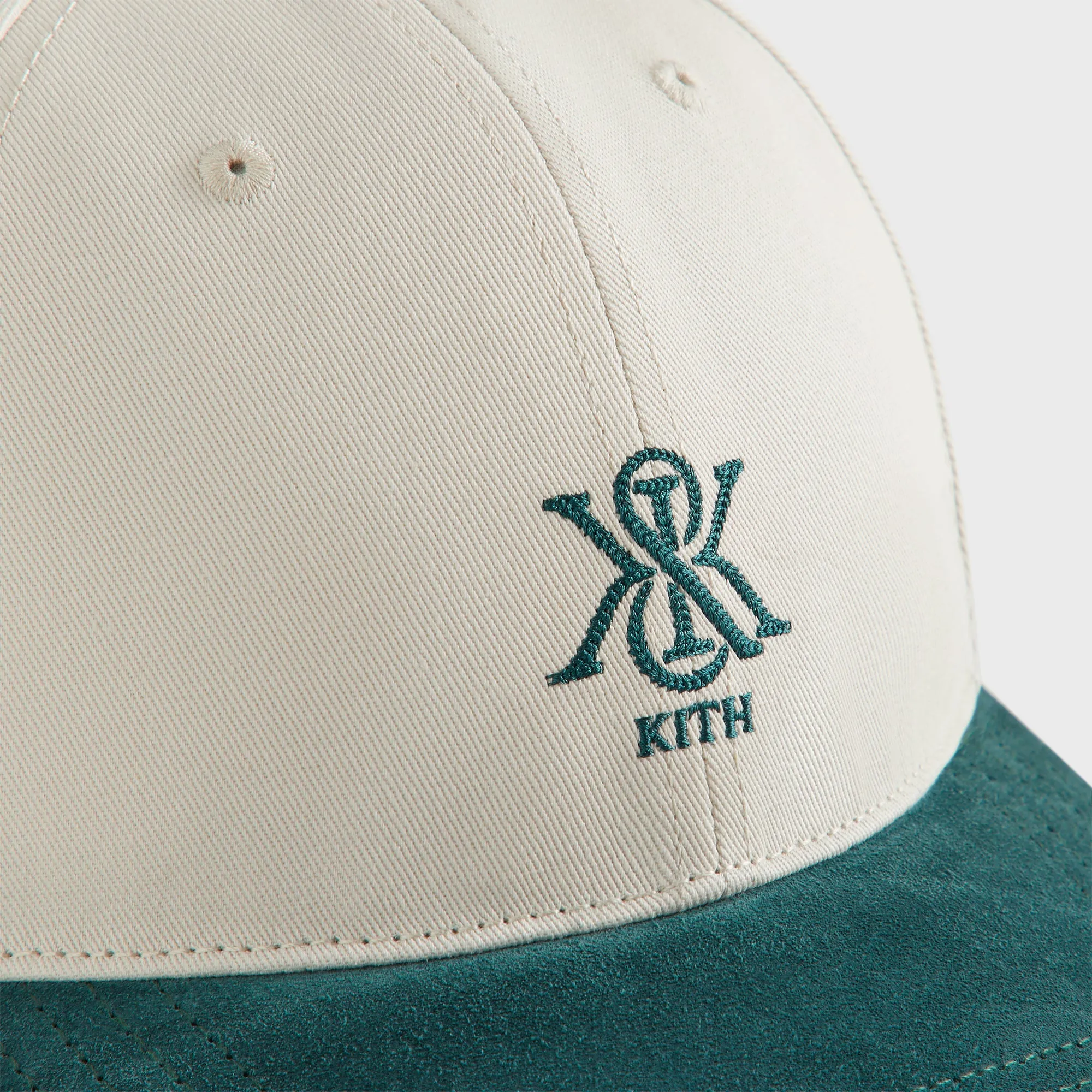 Kith Two-Tone Suede Brim Aaron Classic Cap - Sandrift sold by Kith product image thumbnail 4