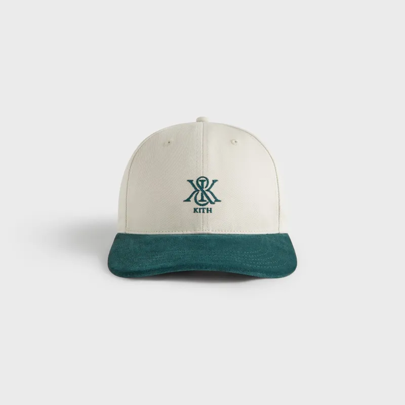 Kith Two-Tone Suede Brim Aaron Classic Cap - Sandrift sold by Kith