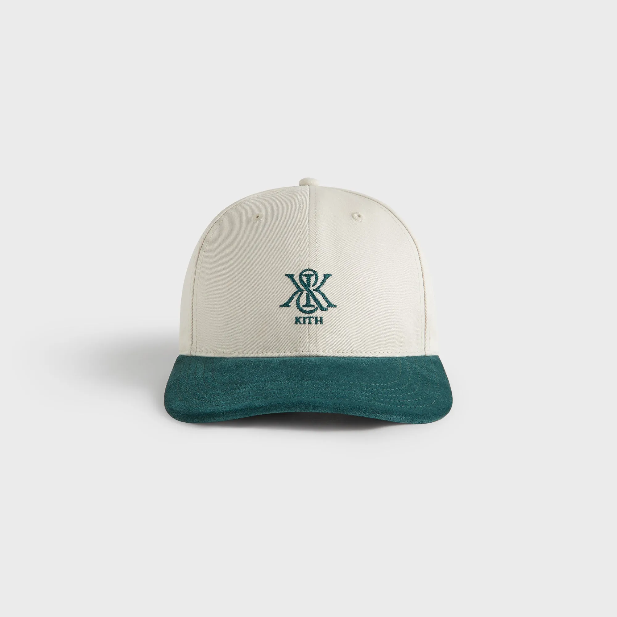 Kith Two-Tone Suede Brim Aaron Classic Cap - Sandrift sold by Kith