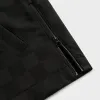 Kith Double Weave Davis Quarter Zip Pullover - Black sold by Kith