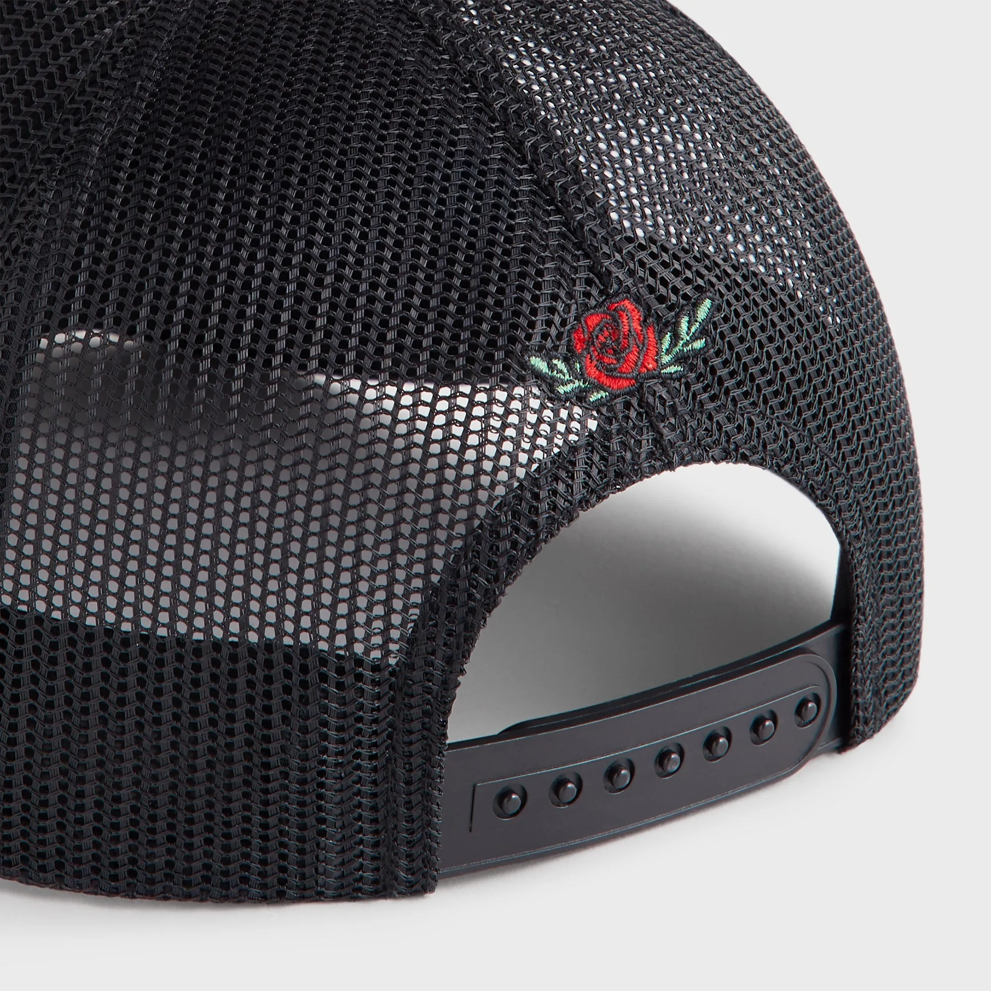 Kith Checkerboard Double Weave Nolan Trucker Hat - Black sold by Kith product image thumbnail 5