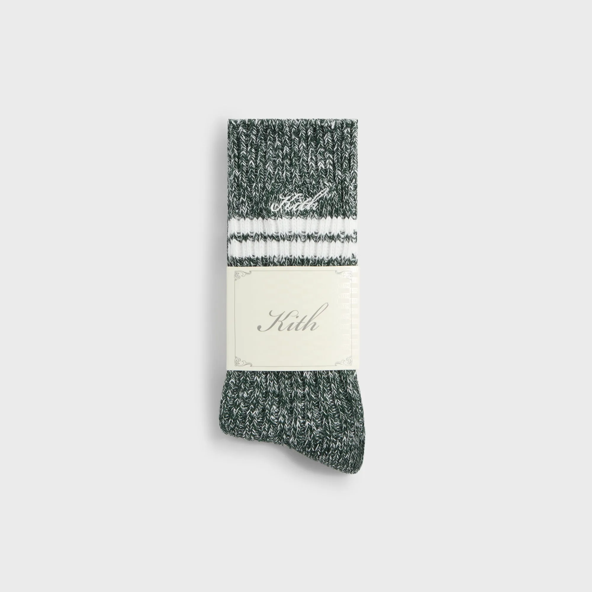 Kith Calf Stripe Marled Crew Sock - Stadium sold by Kith product image thumbnail 2