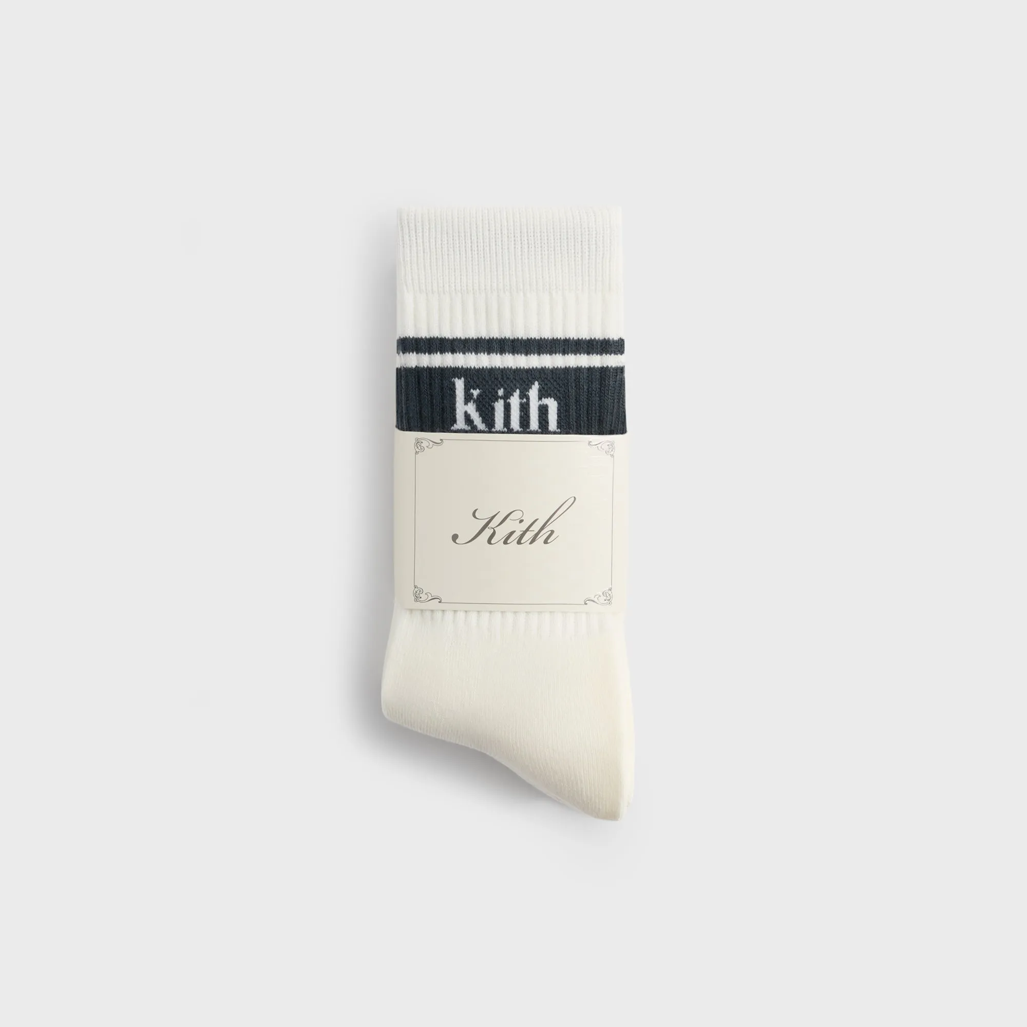 Kith Variegated Stripe Crew Socks - Silk sold by Kith product image thumbnail 2