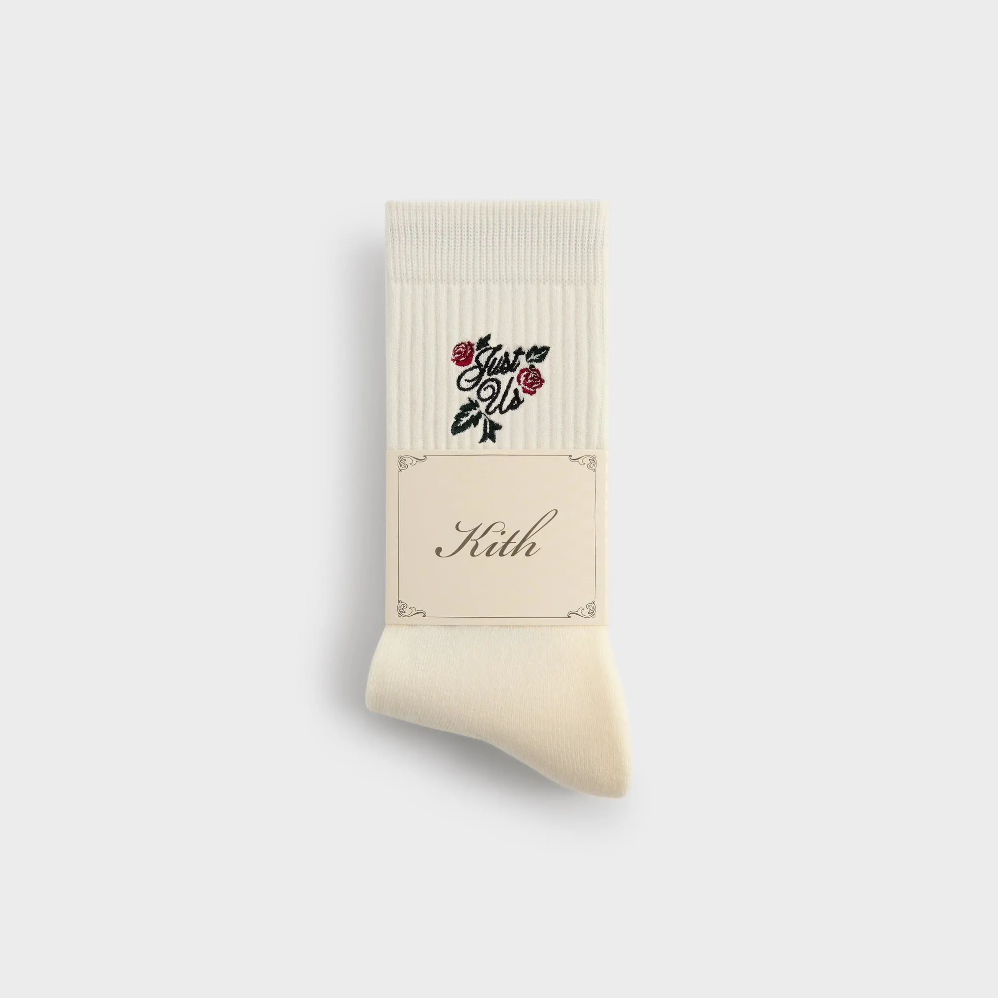 Kith Embroidered Rose Crew Socks - Silk sold by Kith product image thumbnail 2