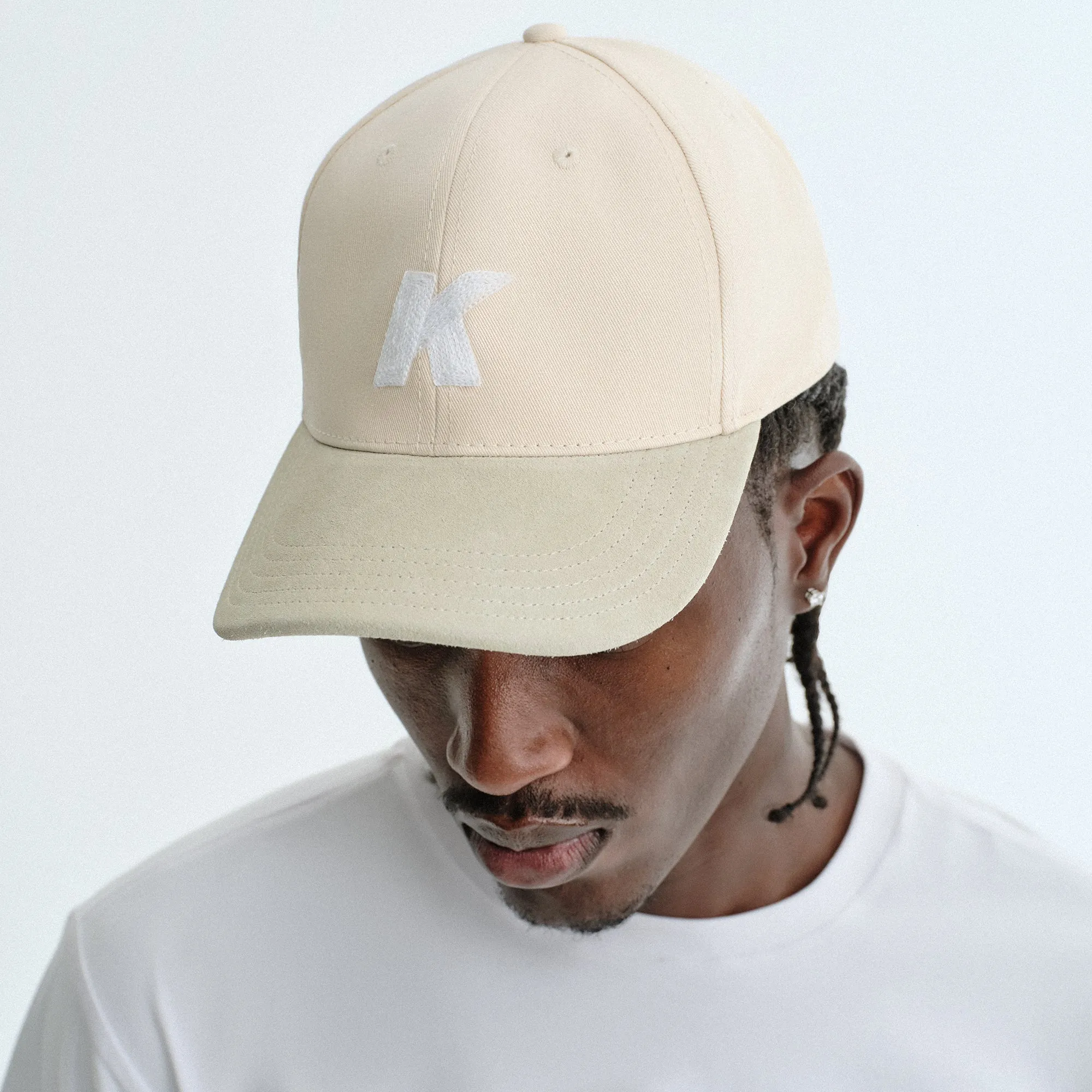 Kith Twill & Suede Aaron Classic Cap - Sandrift sold by Kith product image thumbnail 2