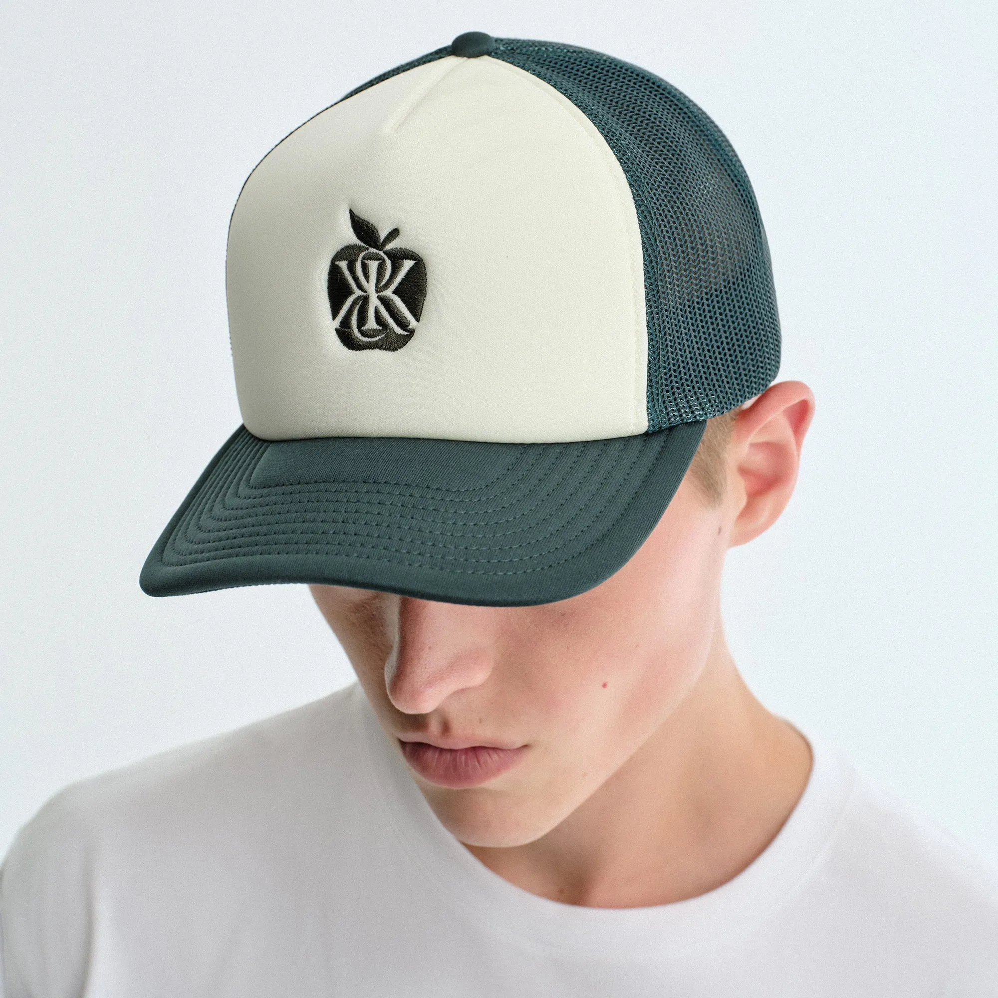 Kith Poly Foam Apple Crest Embroidery Nolan Trucker Hat - Stadium sold by Kith product image thumbnail 2