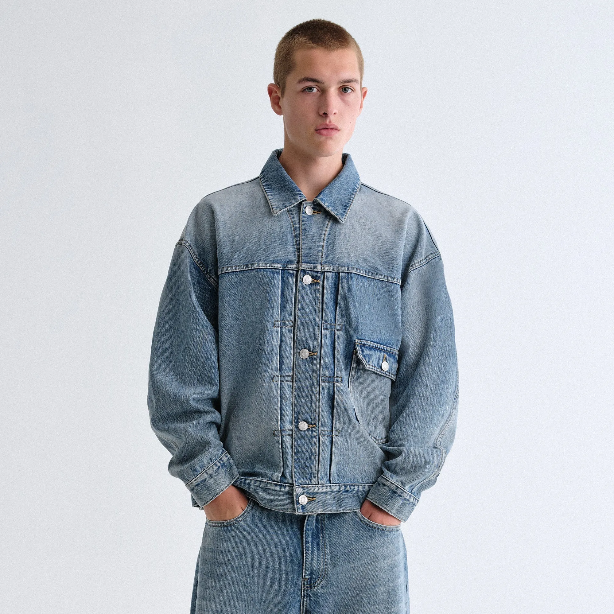 Kith Alonzo Denim Jacket - Mid Indigo sold by Kith product image thumbnail 2