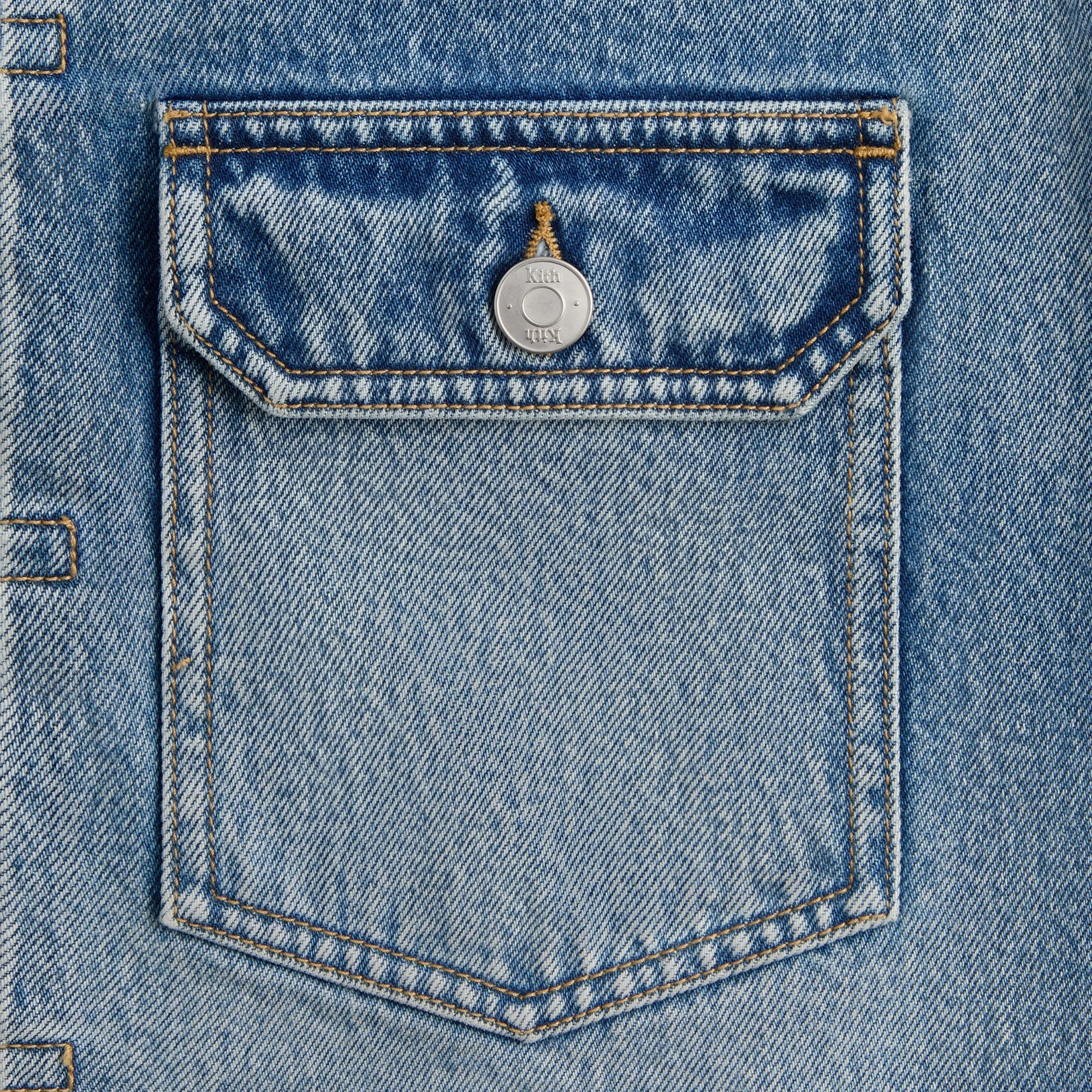Kith Alonzo Denim Jacket - Mid Indigo sold by Kith product image thumbnail 4