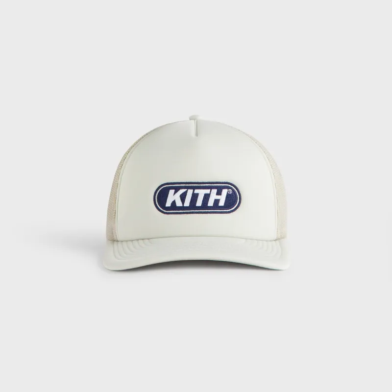 Kith Poly Foam Nolan Trucker Hat - Plaster sold by Kith