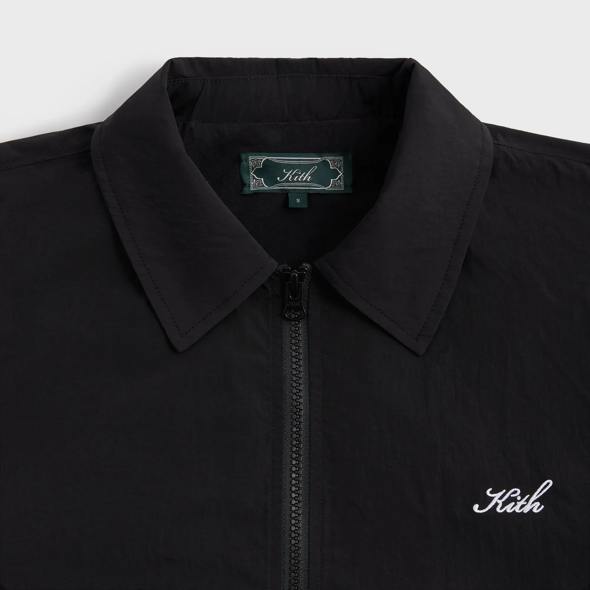 Kith Wrinkle Nylon Jonas Coaches Jacket - Black sold by Kith product image thumbnail 3