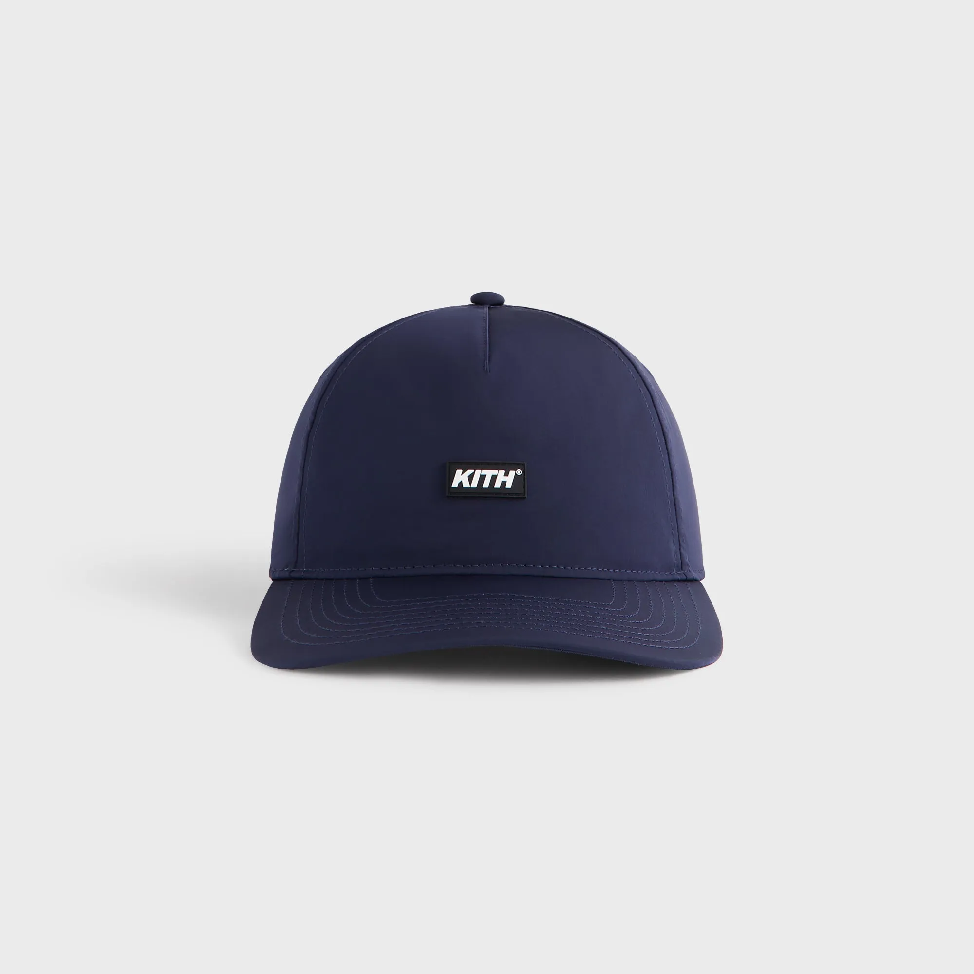 Kith Wrinkle Nylon Bay Low Pinch Crown Snapback - Nocturnal sold by Kith