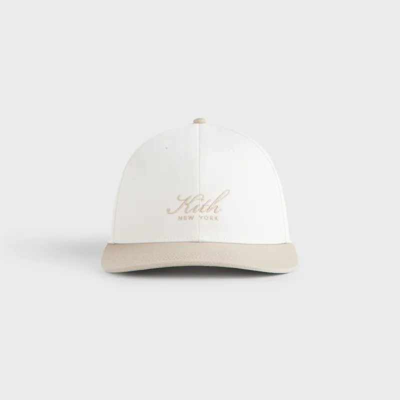 Kith Twill Two Tone New York Script Aaron Cap - Canvas sold by Kith