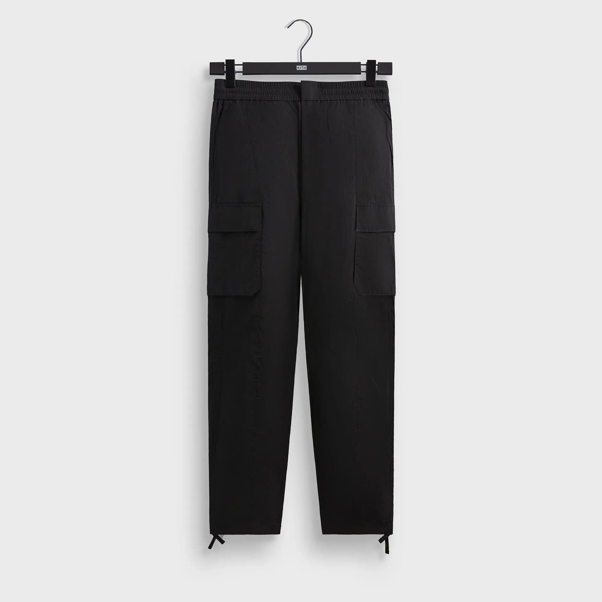 Kith Wrinkle Nylon Bristol Cargo Pant - Black sold by Kith