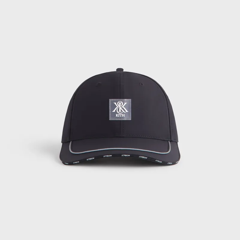 Kith 4-Way Stretch Pieced Aaron Classic Cap - Black sold by Kith
