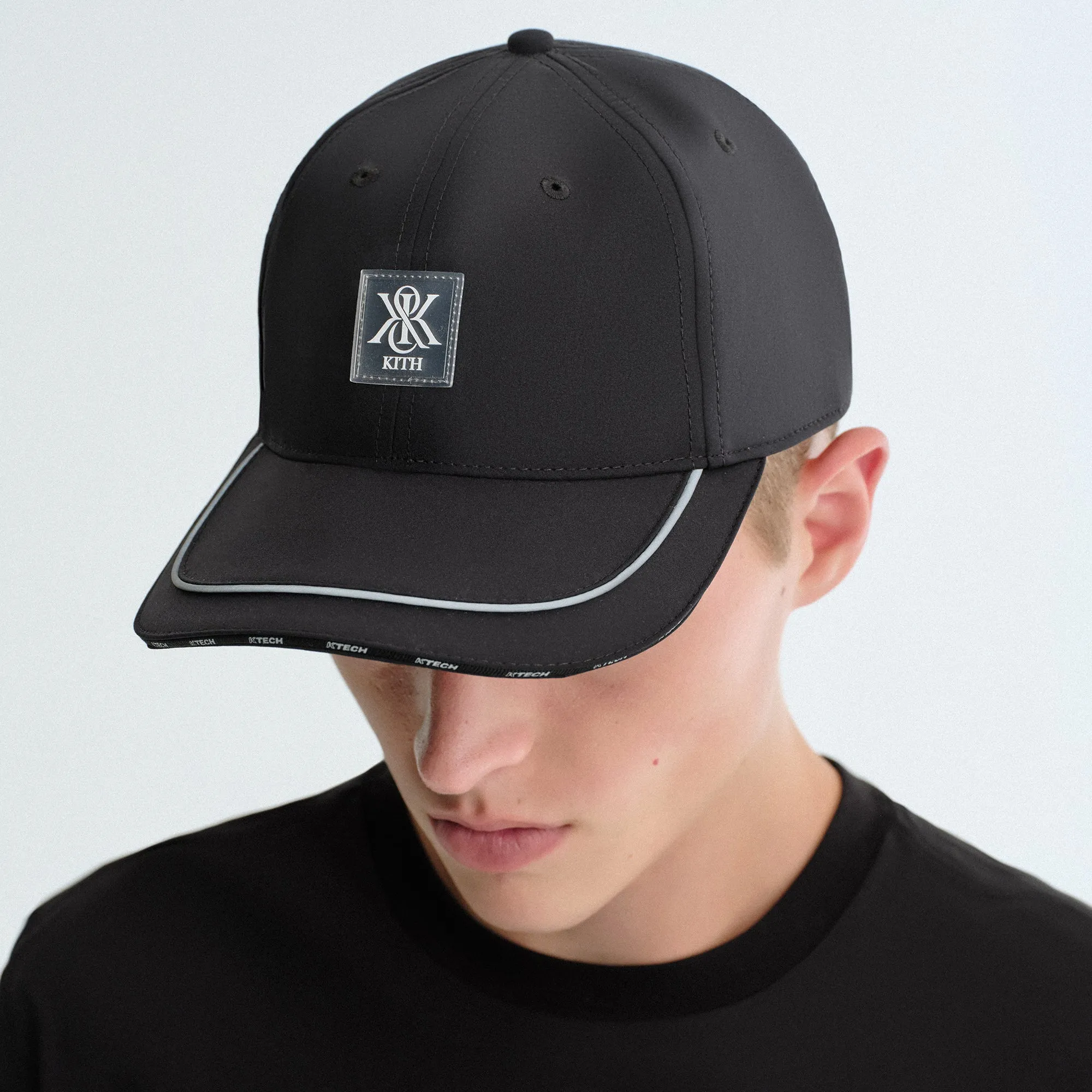 Kith 4-Way Stretch Pieced Aaron Classic Cap - Black sold by Kith product image thumbnail 2