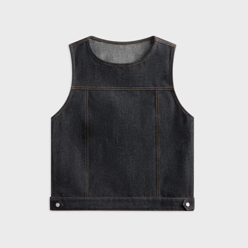 Veneda Carter Boxy Vest - Denim sold by Kith