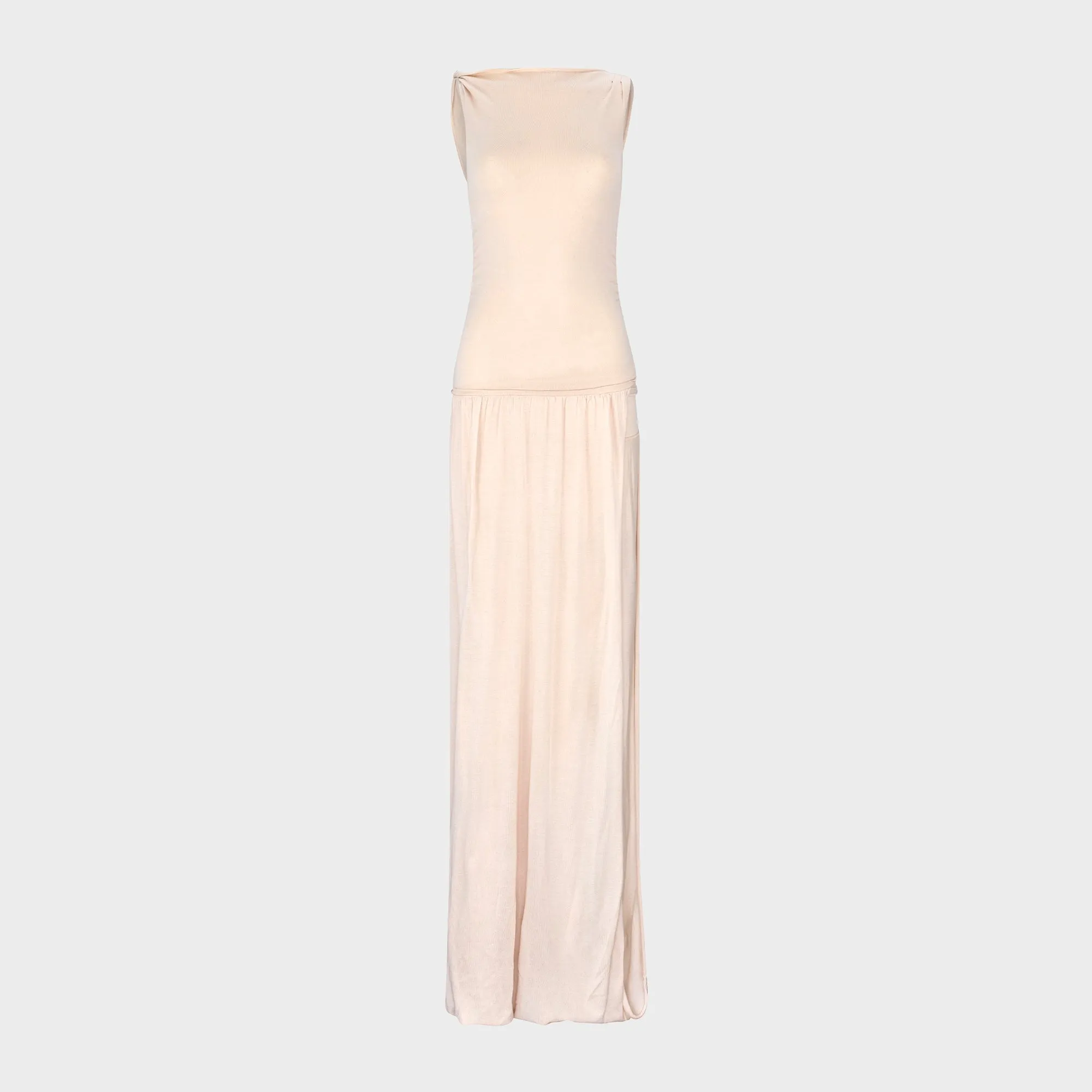 Aya Muse Echo Dress - Peach Cream sold by Kith