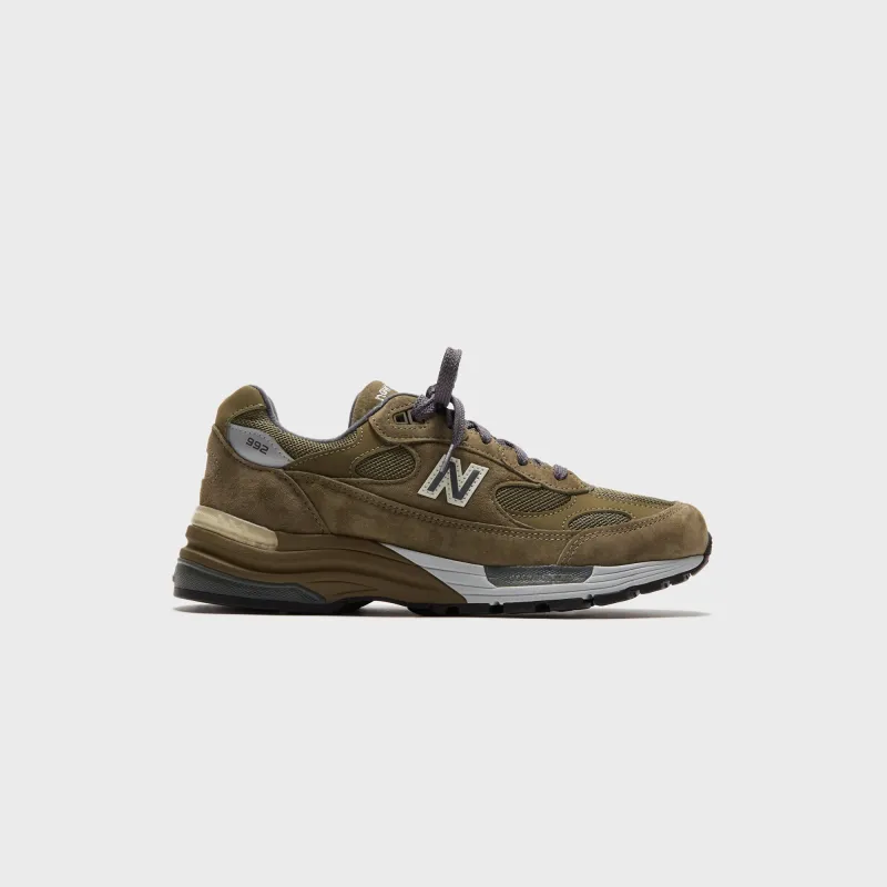 New Balance Made in USA 992 - Dark Camo / Covert Green sold by Kith