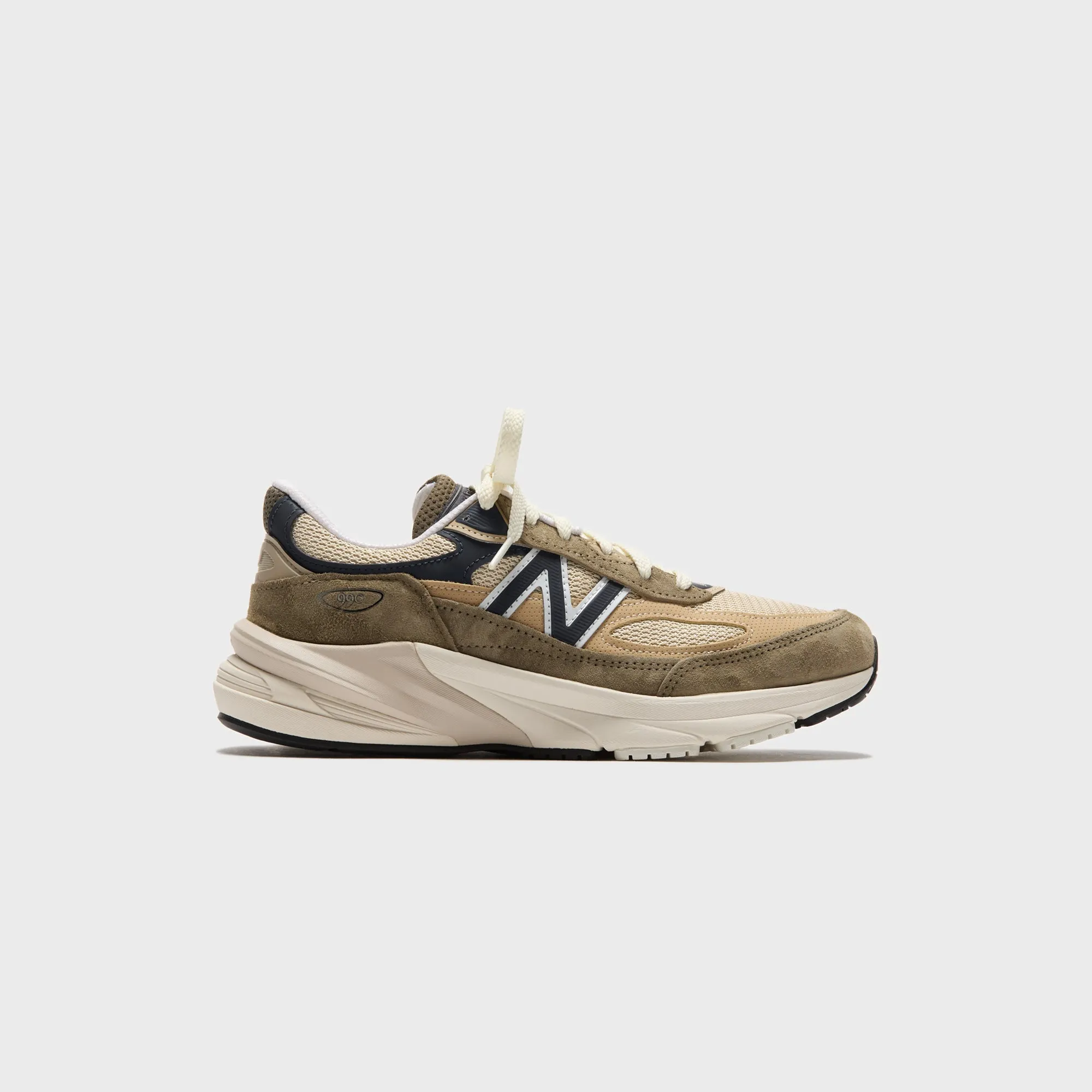 New Balance Made in USA 990v6 - Dark Camo / Incense / Natural Indigo sold by Kith