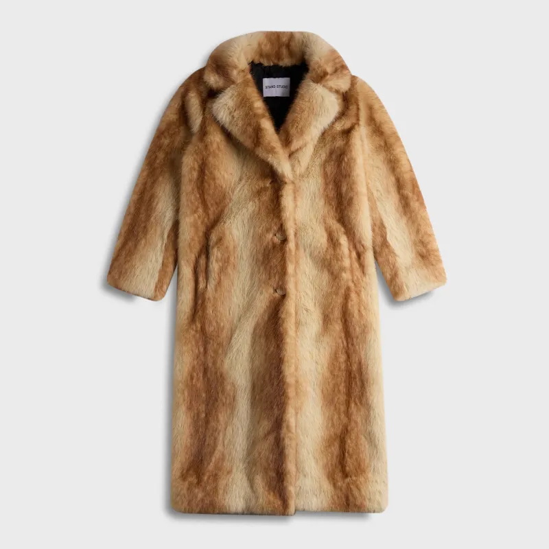 Stand Studio Nora Coat - Electric Red sold by Kith