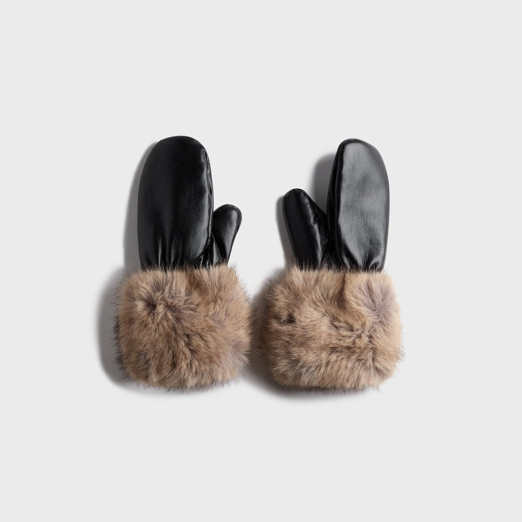 Stand Studio Jane Mittens - Black / Natural sold by Kith