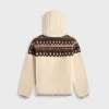 Moncler Zip Up Cardigan - Tan sold by Kith