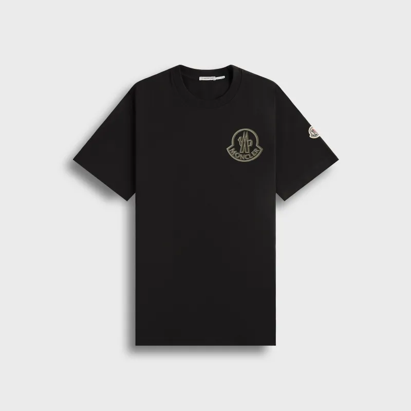 MONCLER ピクセルロゴ Tシャツ 24SS ブラック M MONCLER ピクセルロゴ Tシャツ 24SS ブラック M | Tシャツ