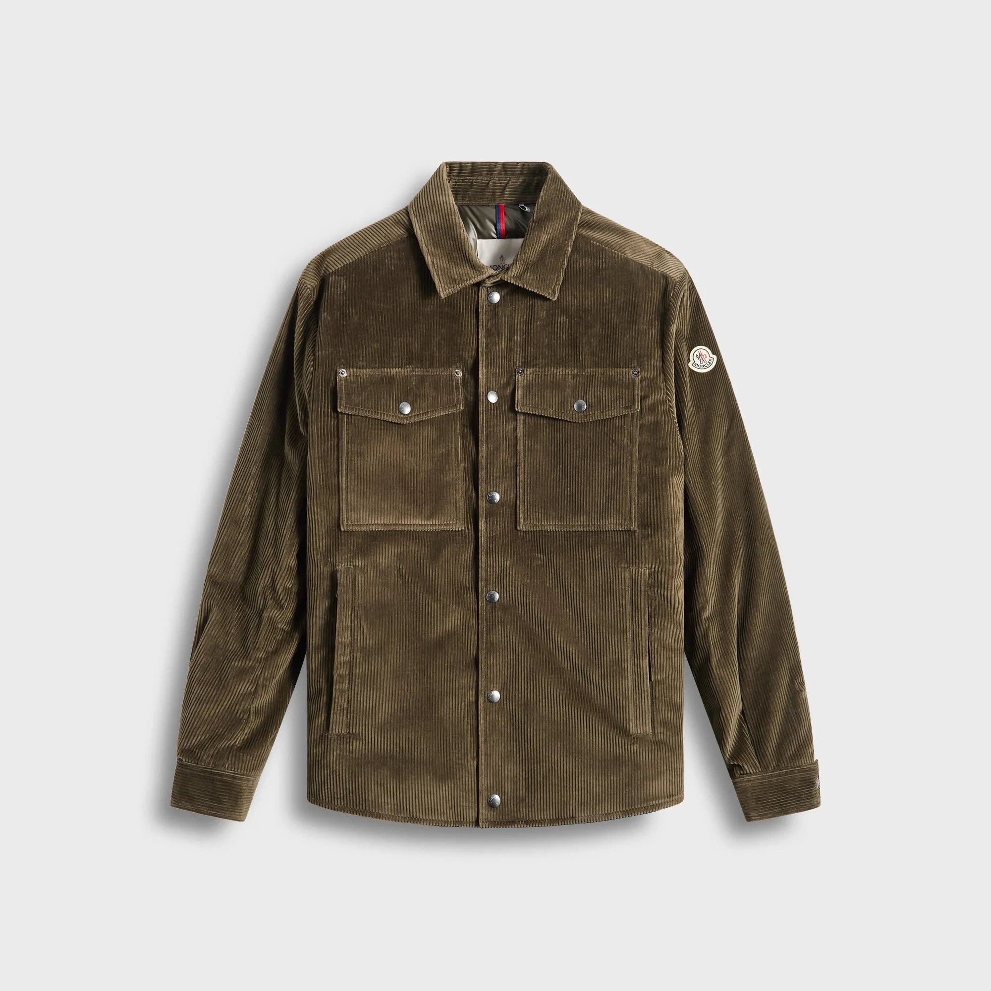 Moncler Ambroisie Down Shirt Jacket - Green sold by Kith