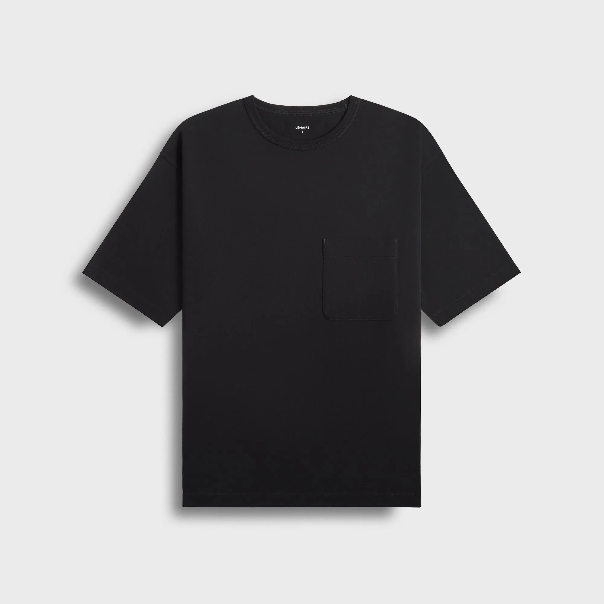Lemaire Boxy Tee - Black sold by Kith
