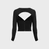 KNWLS Scythe Bustier - Black sold by Kith