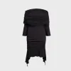 KNWLS Mg-Petrol Dress - Charcoal sold by Kith