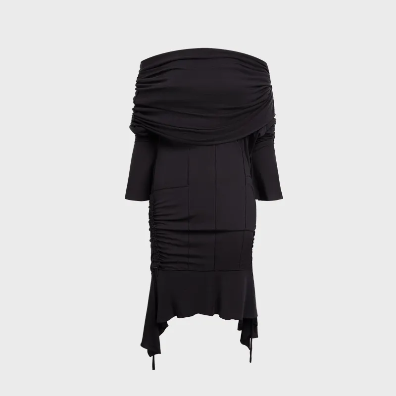 KNWLS Mg-Petrol Dress - Charcoal sold by Kith