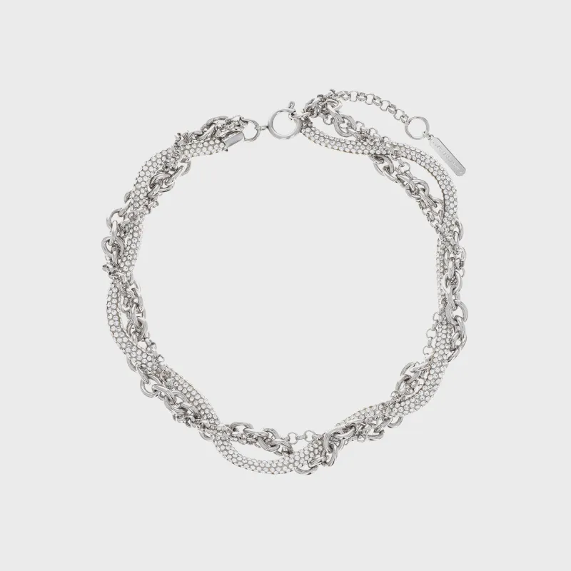 Justine Clenquet Mena Choker - Palladium sold by Kith