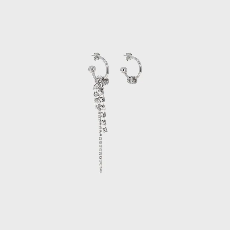 Justine Clenquet Grace Earring - Palladium sold by Kith