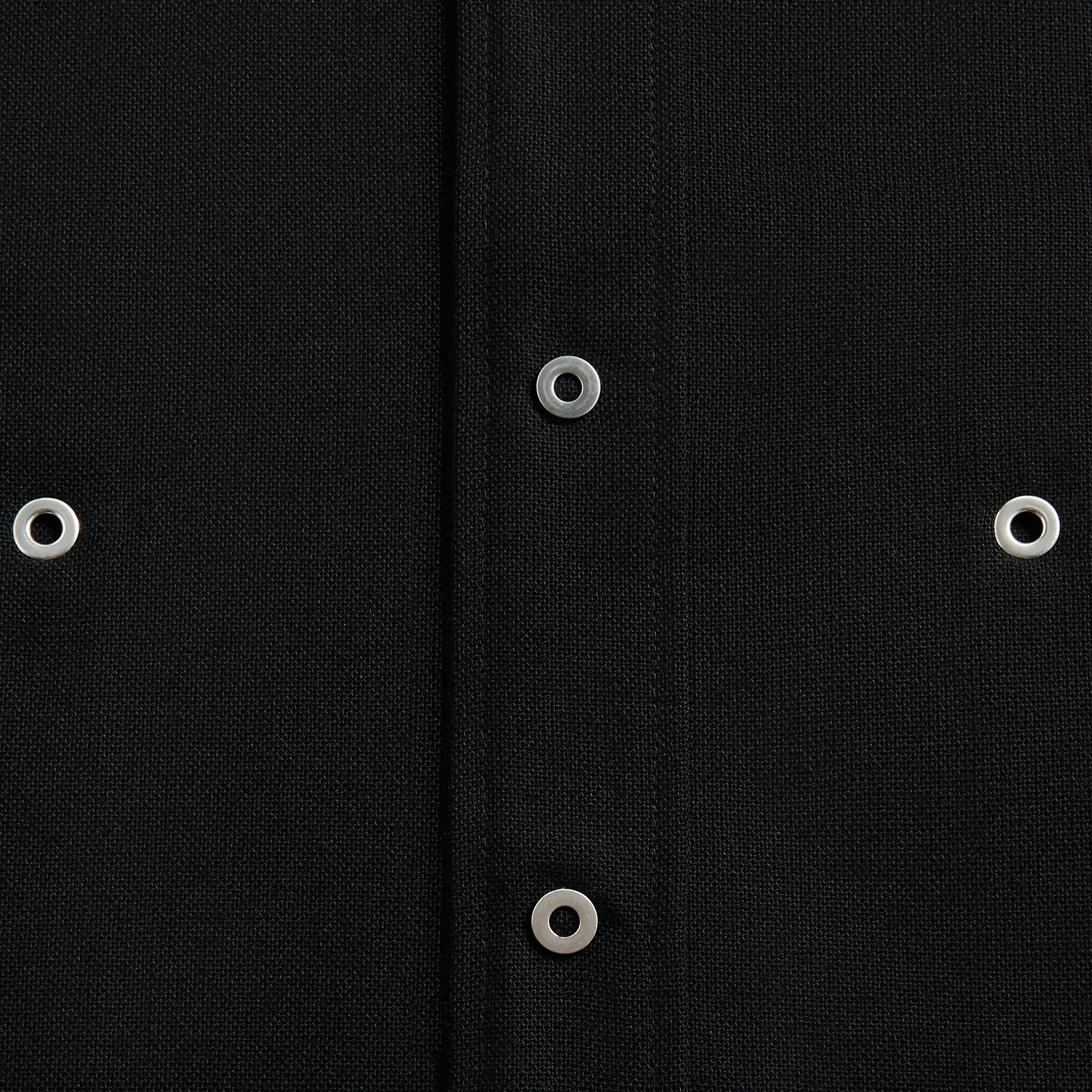 Jil Sander Wool Shirt with Eyelets – Black sold by Kith product image thumbnail 3